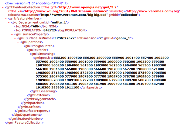 Exemple de document GML au format big