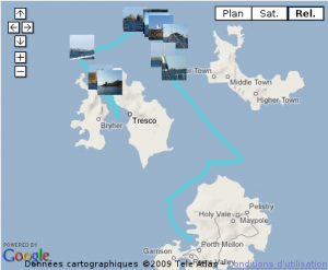Google Map avec photos localisées