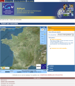  RIPart Site de remontée & d’échanges d’information de l’IGN