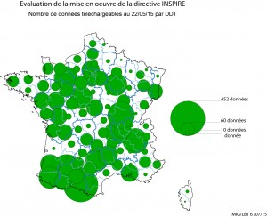 Carte des données téléchargeables par DDT au 220515